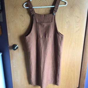 Corduroy Overall Dress